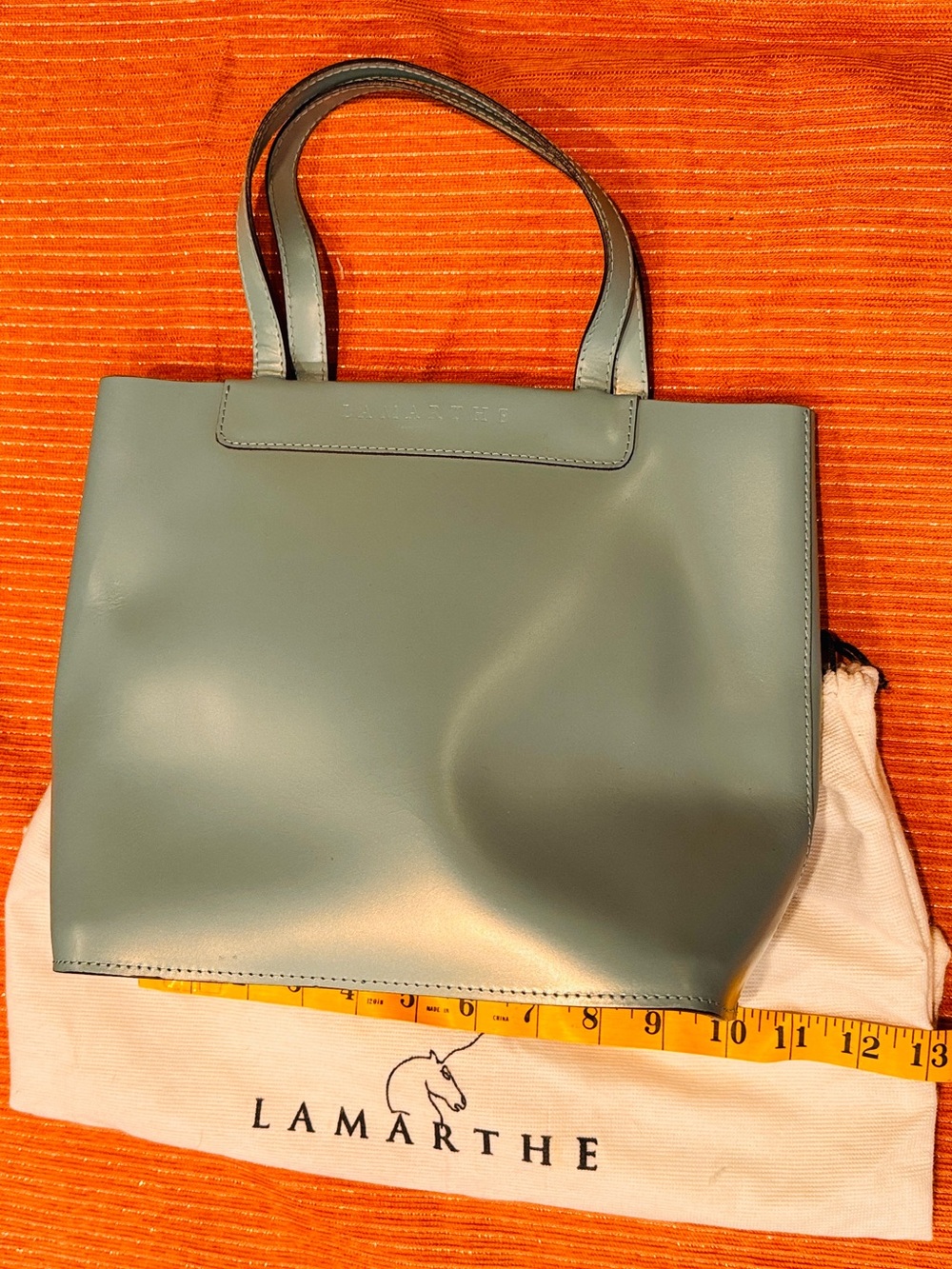 Lamarthe Paris Baby Blue Leather Purse